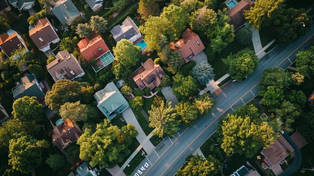 homes with road or trees no text no lettering