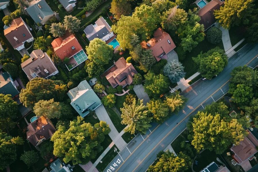 homes with road or trees no text no lettering