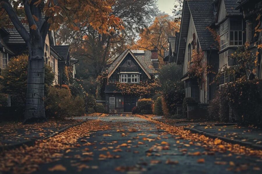 homes with road or trees no text no lettering